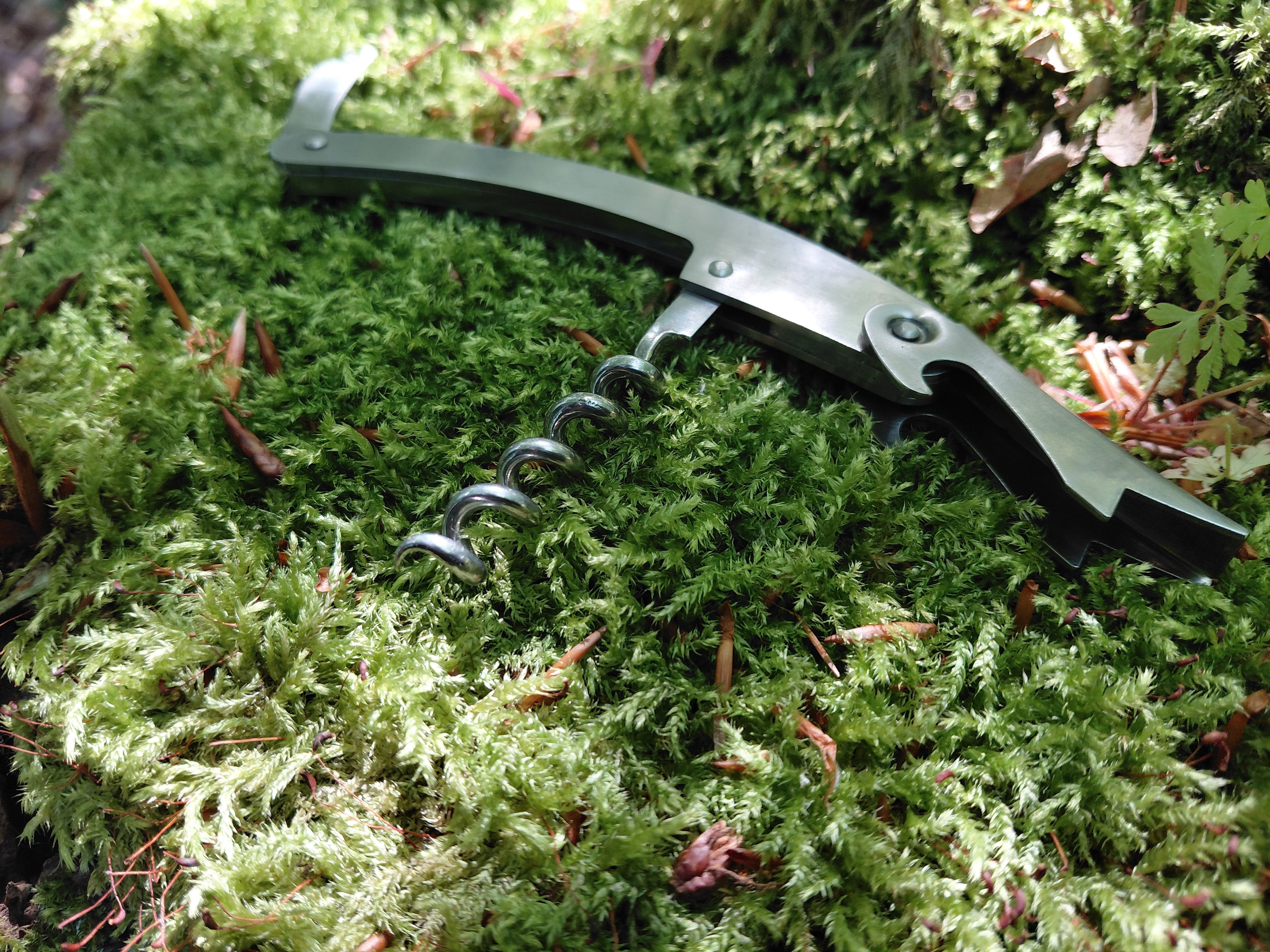 Proptrækker rustfrit stål 3 funktioner