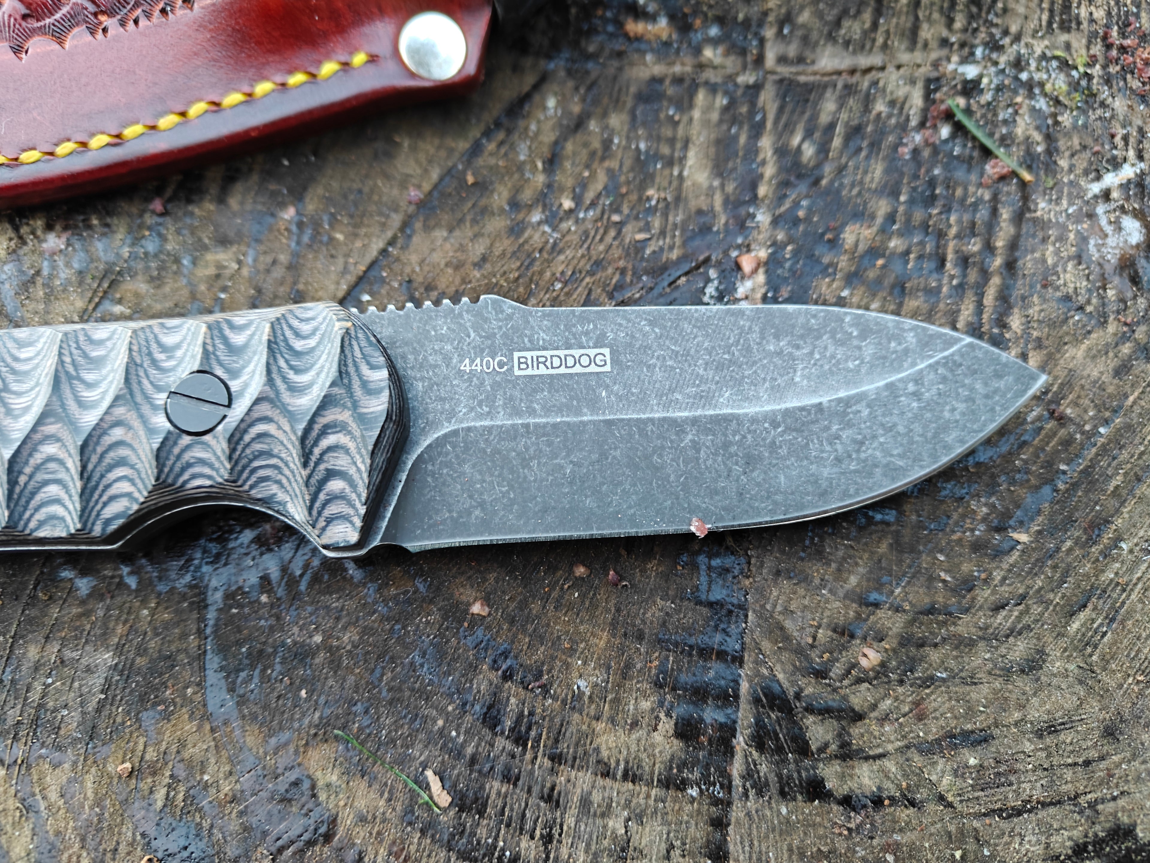 Willumsen Copenhagen Birddog Dark Stonewashed. Med Håndlavet Læderskede (Brugt)