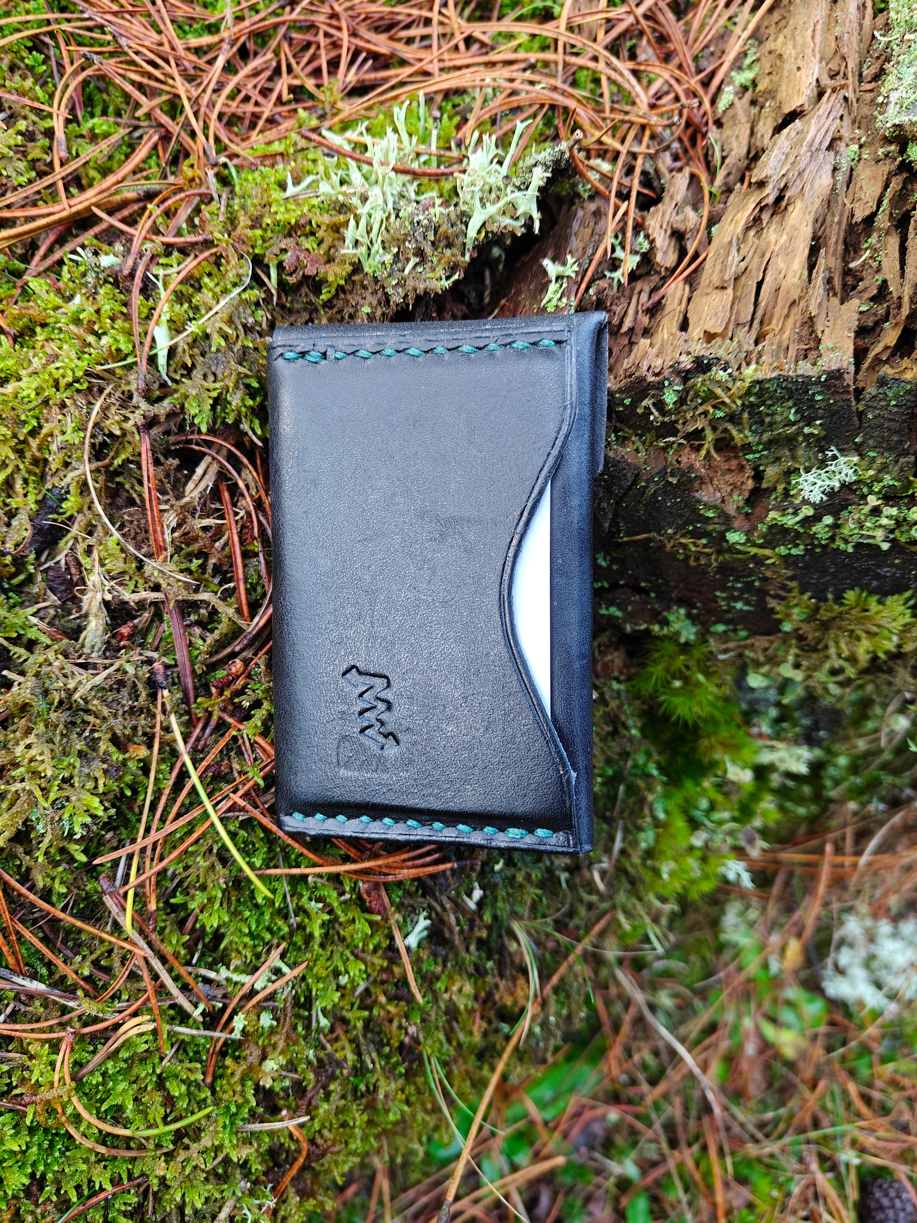 Håndlavet kompakt læderpung