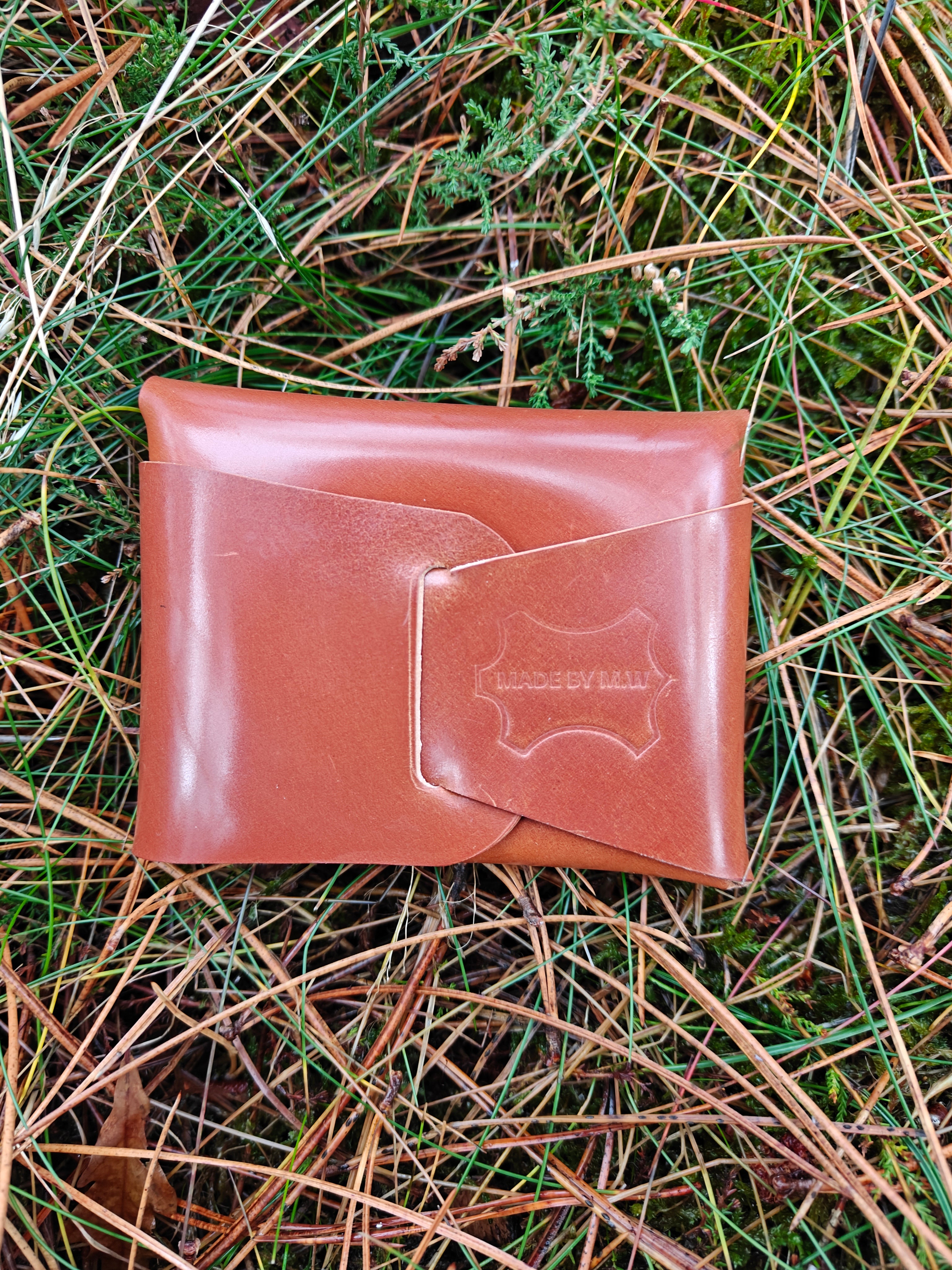 Shell Cordovan læder pung – Rocado