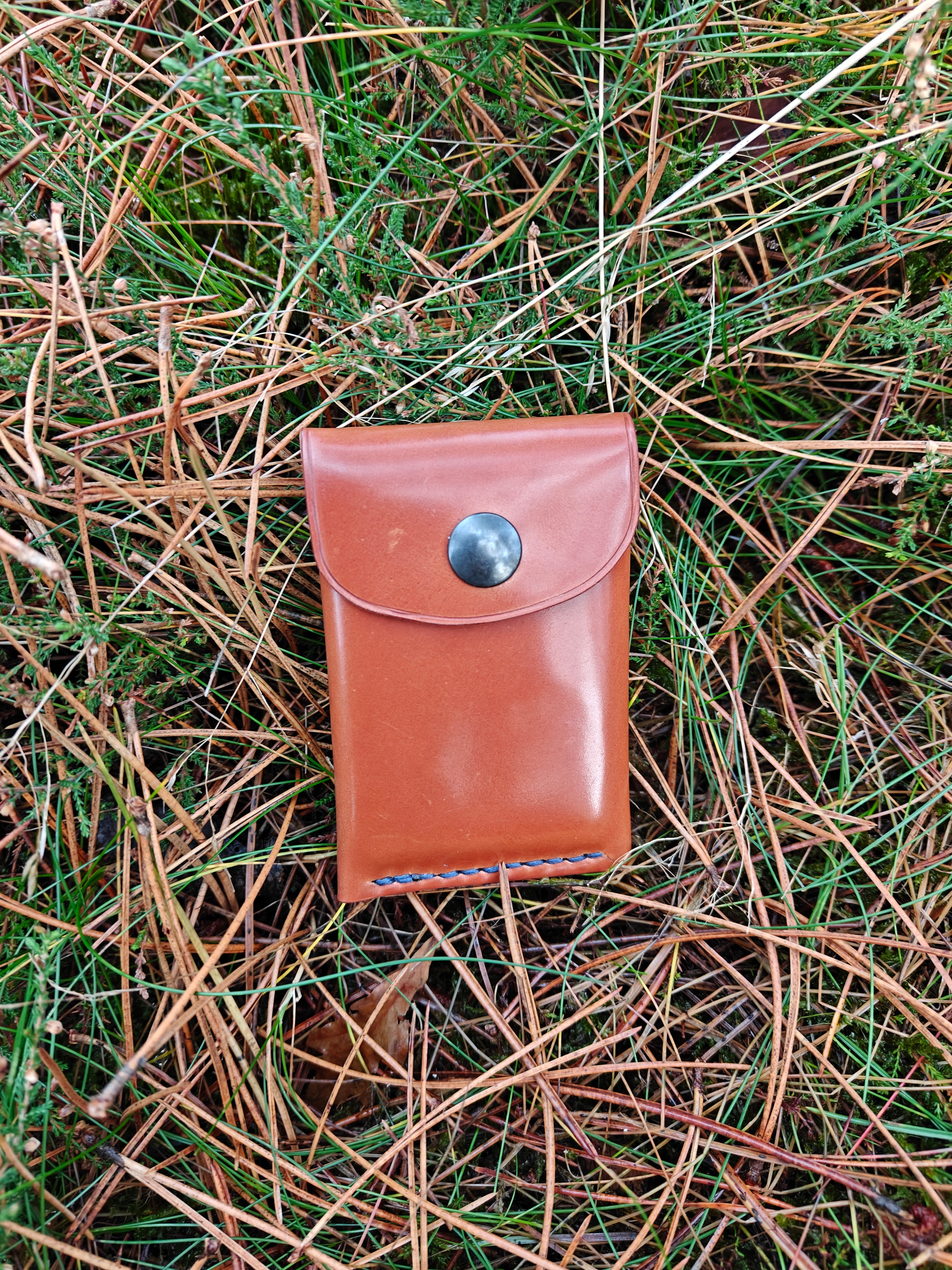 Håndlavet læderpung – Shell Cordovan