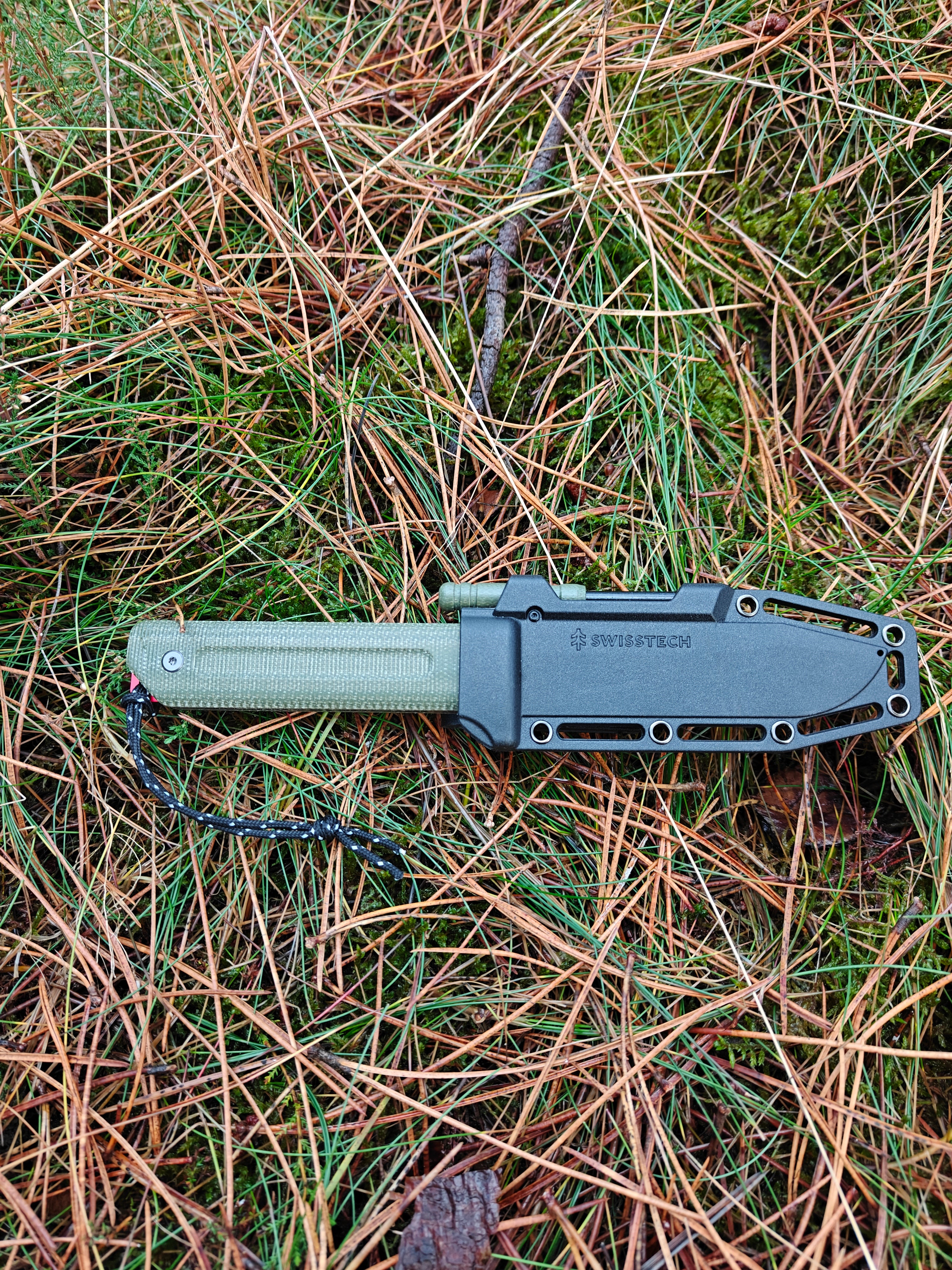 Swisstech Stählern Fuldtang Dolk (Brugt)