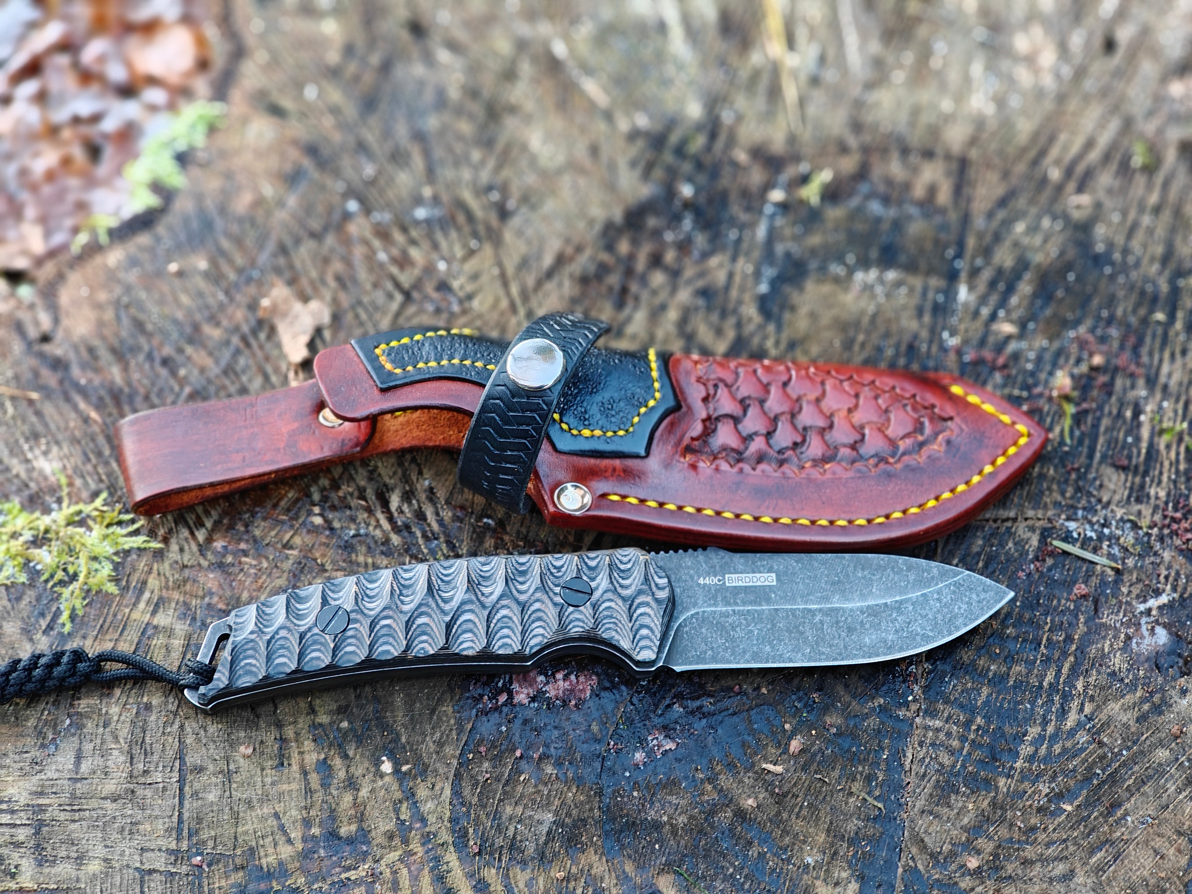 Willumsen Copenhagen Birddog Dark Stonewashed. Med Håndlavet Læderskede (Brugt)